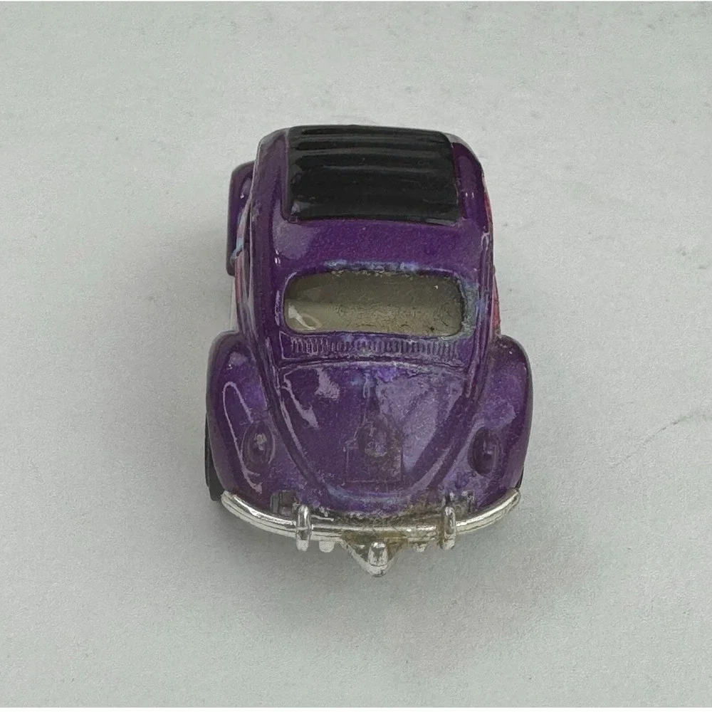 Vintage Matchbox 1962 VW Beetle Purple Shark Tampo Diecast Toy‎ Car 1998 Mattel